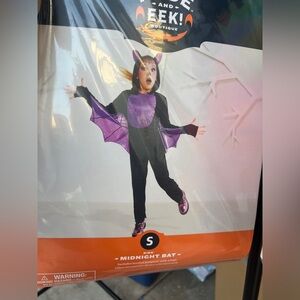 Kids Midnight Bat Costume - Purple and Black